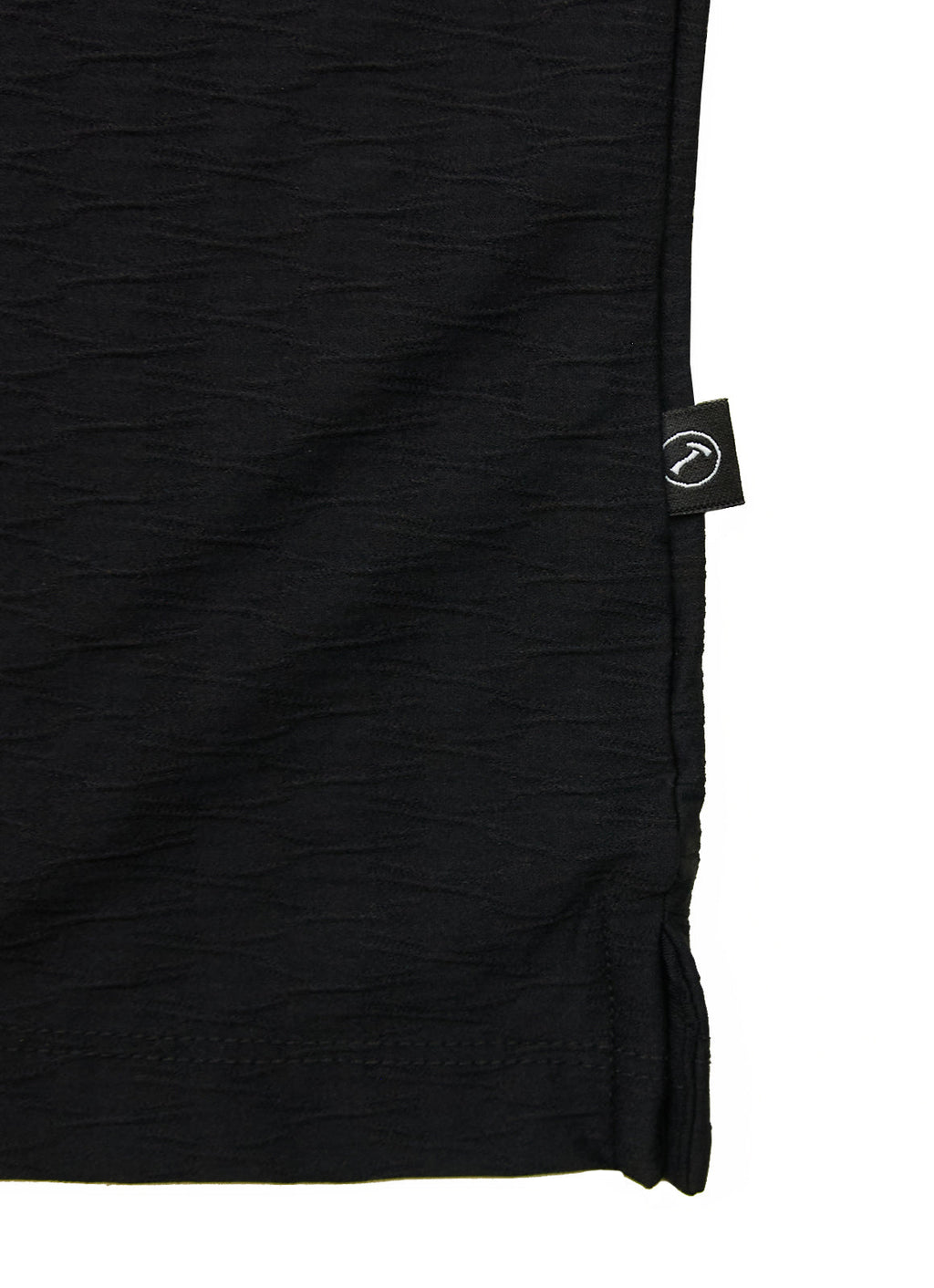 Short Sleeve Stretch Polo — Soft Textured Fabric, Metal-Rimmed Buttons, All-Day Comfort