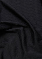 Short Sleeve Stretch Polo — Soft Textured Fabric, Metal-Rimmed Buttons, All-Day Comfort