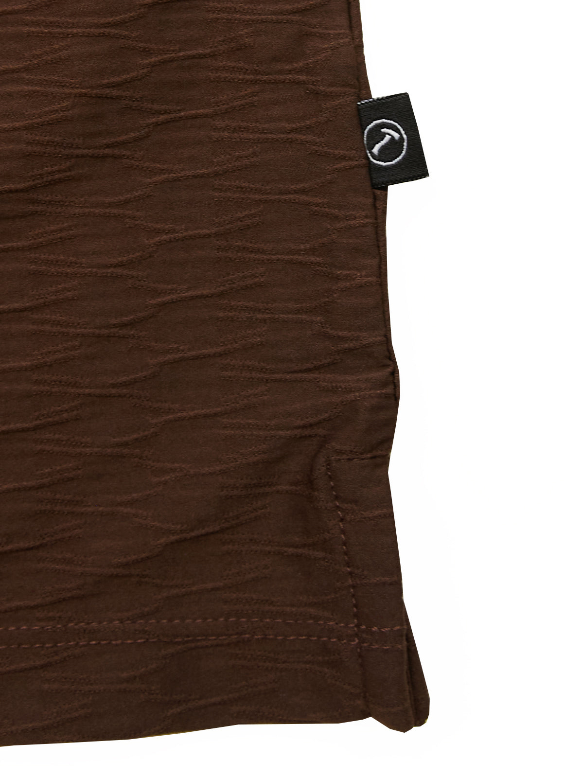 Short Sleeve Stretch Polo — Soft Textured Fabric, Metal-Rimmed Buttons, All-Day Comfort
