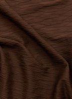 Short Sleeve Stretch Polo — Soft Textured Fabric, Metal-Rimmed Buttons, All-Day Comfort