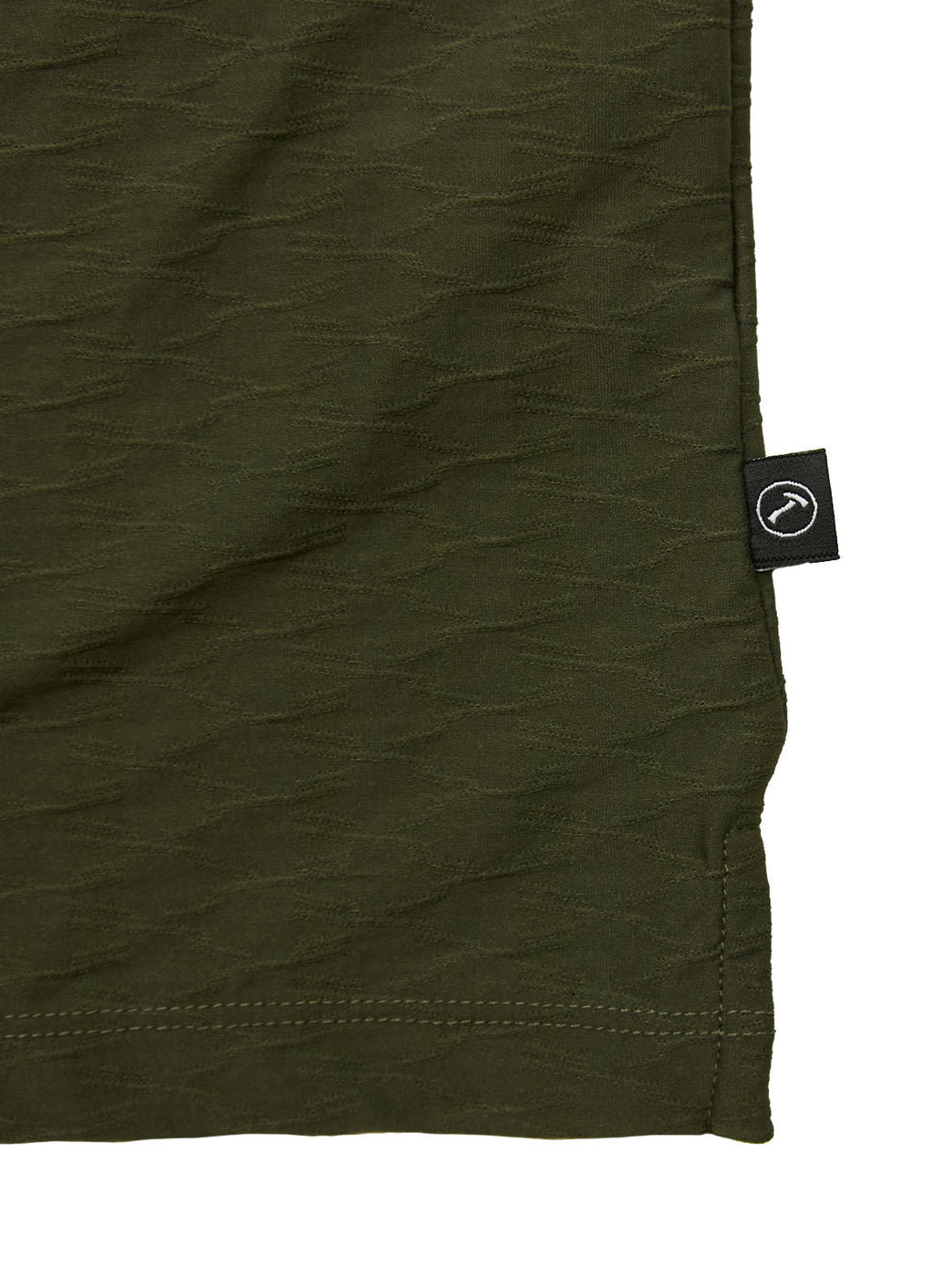 Short Sleeve Stretch Polo — Soft Textured Fabric, Metal-Rimmed Buttons, All-Day Comfort