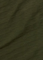 Short Sleeve Stretch Polo — Soft Textured Fabric, Metal-Rimmed Buttons, All-Day Comfort