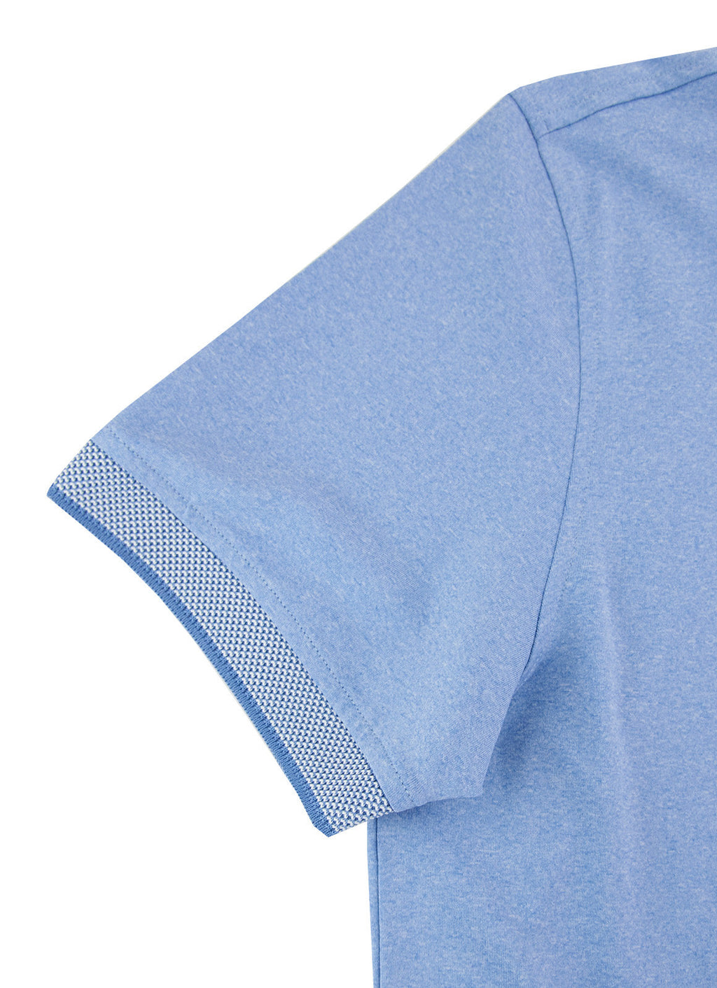 Short Sleeve Polyester Tech Knit Polo — Pique Knit Collar & Cuff, Tonal Yoke, Metal Buttons
