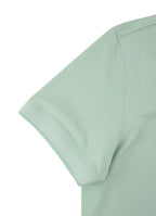 Short Sleeve Polyester Tech Knit Polo — Pique Knit Collar & Cuff, Tonal Yoke, Metal Buttons