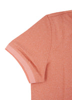 Short Sleeve Polyester Tech Knit Polo — Pique Knit Collar & Cuff, Tonal Yoke, Metal Buttons