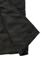 Reversible Vest — Black Exterior, Zippered Pockets, Interior Pockets, Metal Snap Buttons
