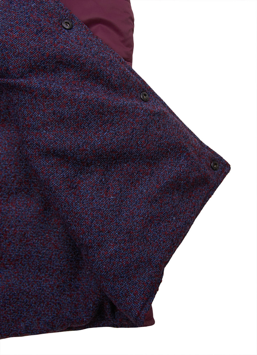 Reversible Vest — Black Exterior, Zippered Pockets, Interior Pockets, Metal Snap Buttons