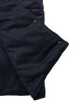 Reversible Vest — Black Exterior, Zippered Pockets, Interior Pockets, Metal Snap Buttons