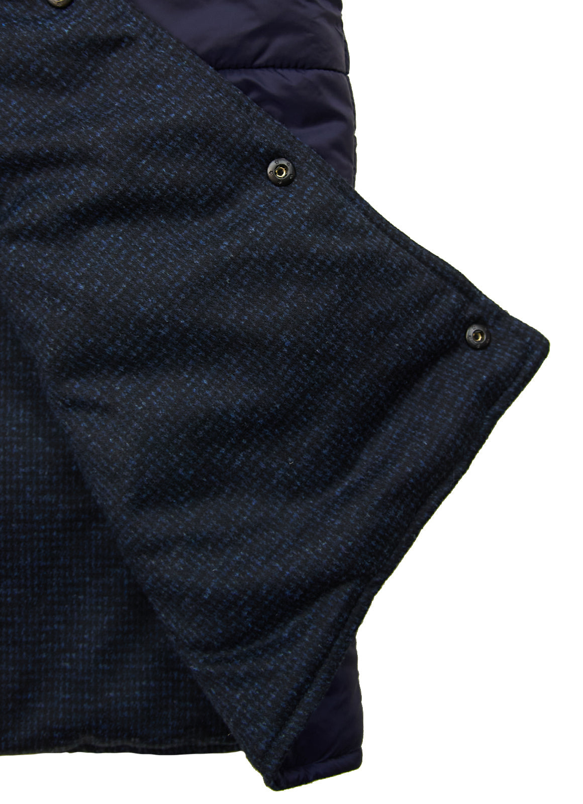 Reversible Vest — Black Exterior, Zippered Pockets, Interior Pockets, Metal Snap Buttons