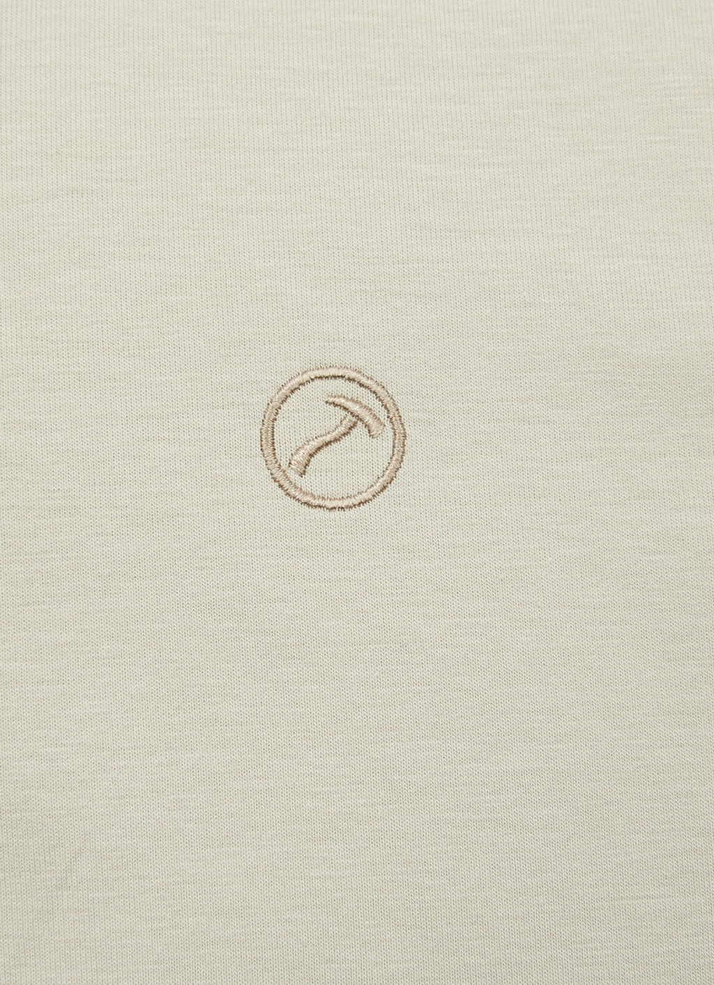Short Sleeve Mercerized Cotton Polo — Tonal Embroidered Chest Detail, Contrast Taping