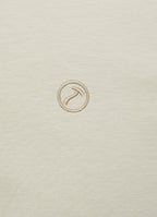 Short Sleeve Mercerized Cotton Polo — Tonal Embroidered Chest Detail, Contrast Taping