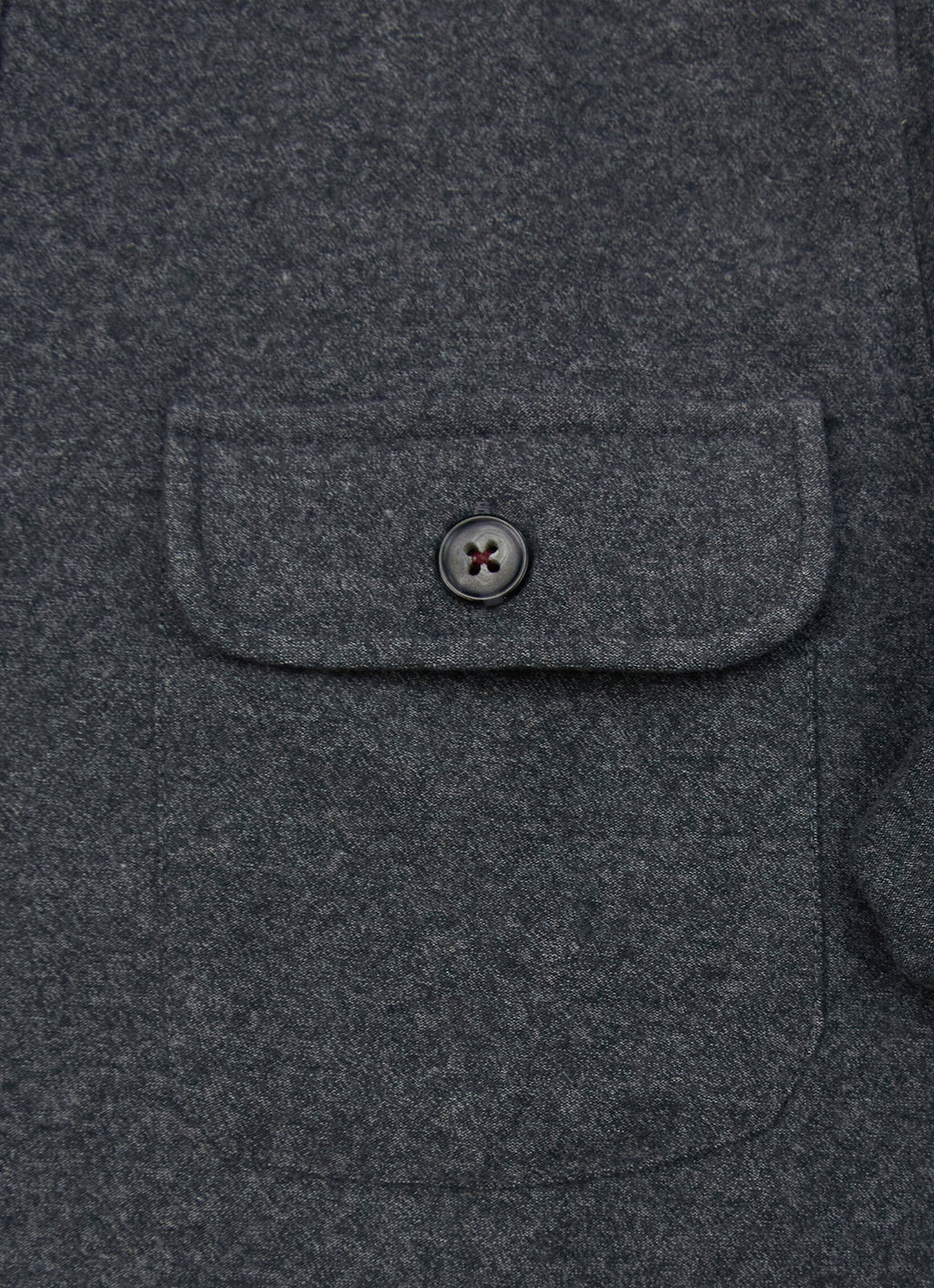 Cotton-Modal Pullover — 3-Button Collar, Chest Pocket, Elastic Waistband & Cuffs