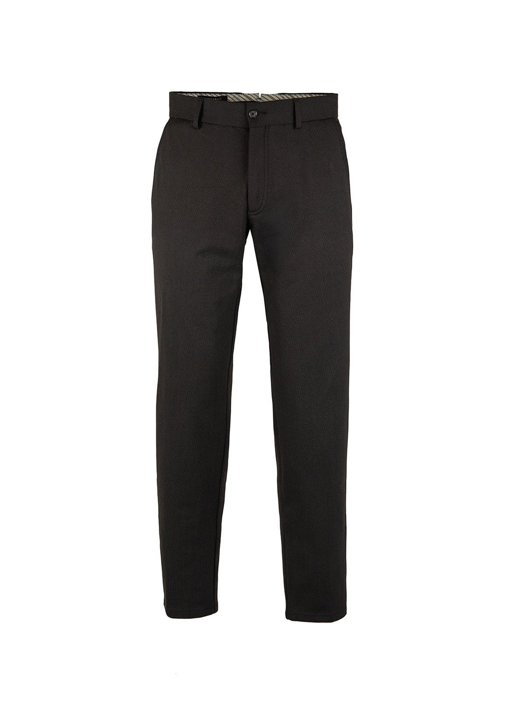 European Stretch Dress Pant — Subtle Stripe, Tailored Silhouette, All-Day Flexibility
