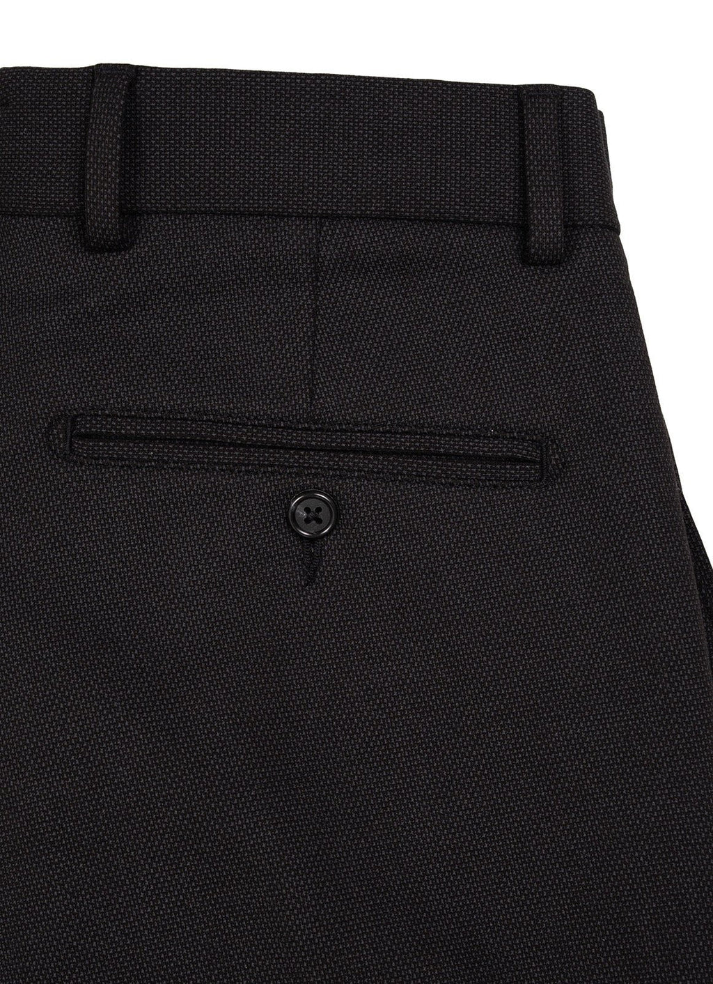 European Stretch Dress Pant — Subtle Stripe, Tailored Silhouette, All-Day Flexibility