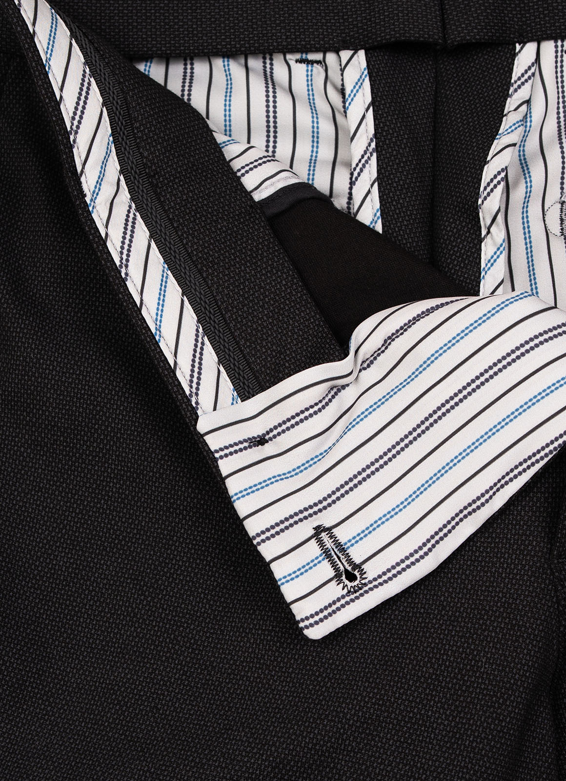 European Stretch Dress Pant — Subtle Stripe, Tailored Silhouette, All-Day Flexibility