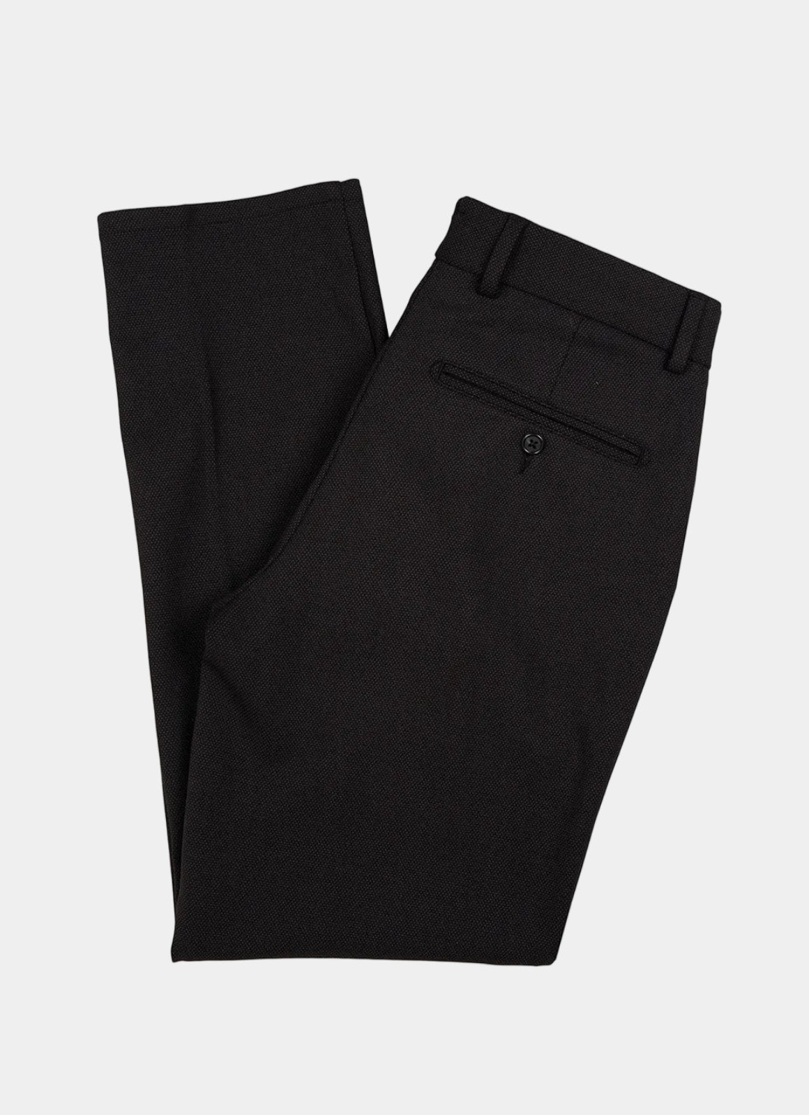 European Stretch Dress Pant — Subtle Stripe, Tailored Silhouette, All-Day Flexibility