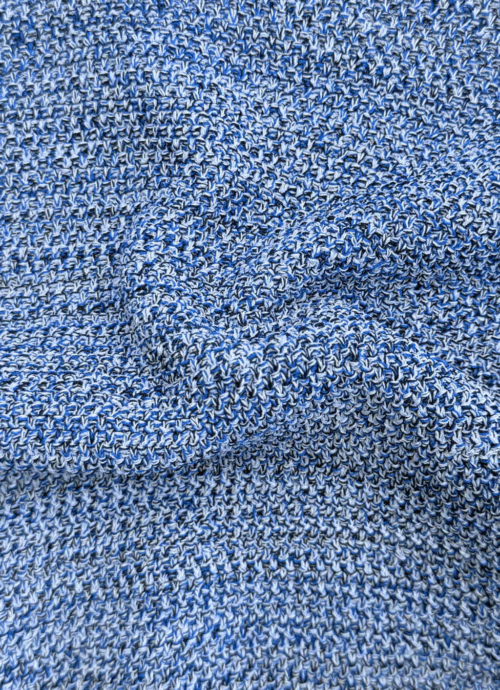 Split Neck Knit Polo — Viscose-Nylon Blend, Refined Neckline, Versatile Smart-Casual Style
