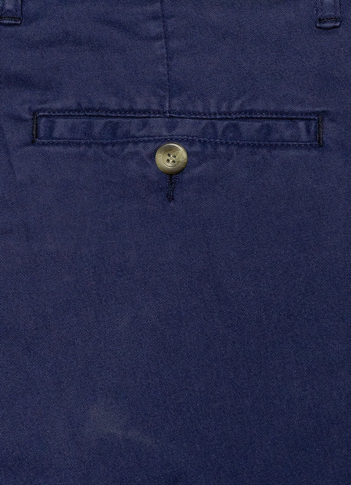 9" Inseam Cotton-Tencel Stretch Short — Garment Dyed, Zip Fly, Welt Back Pocket