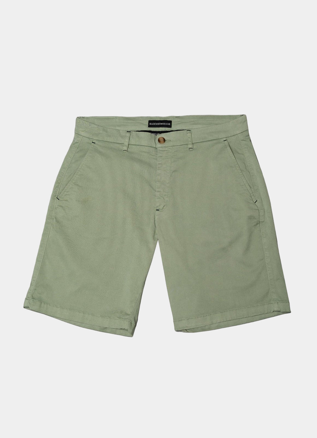 9" Inseam Cotton-Tencel Stretch Short — Garment Dyed, Zip Fly, Welt Back Pocket