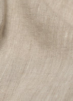 Washed Linen Overshirt — Spread Collar, Double Flap Chest Pockets, Relaxed Fit
