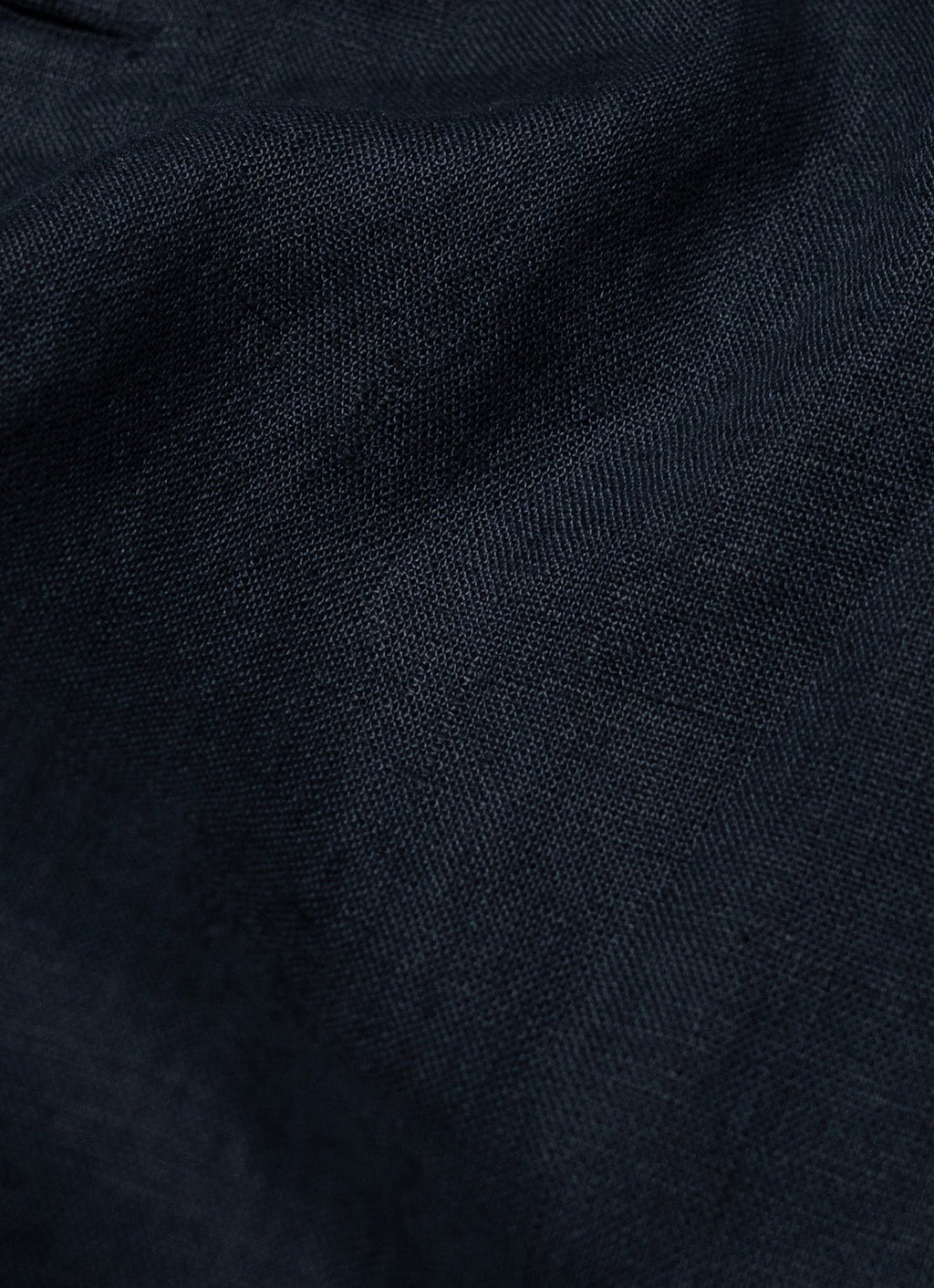 Washed Linen Overshirt — Spread Collar, Double Flap Chest Pockets, Relaxed Fit