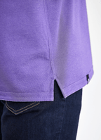 Reversible Polo — Ticking Pattern & Heather Solid