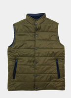 Reversible Vest — Black Exterior, Zippered Pockets, Interior Pockets, Metal Snap Buttons