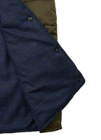 Reversible Vest — Black Exterior, Zippered Pockets, Interior Pockets, Metal Snap Buttons