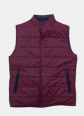 Reversible Vest — Black Exterior, Zippered Pockets, Interior Pockets, Metal Snap Buttons
