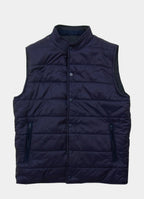 Reversible Vest — Black Exterior, Zippered Pockets, Interior Pockets, Metal Snap Buttons