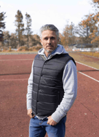 Reversible Vest — Black Exterior, Zippered Pockets, Interior Pockets, Metal Snap Buttons