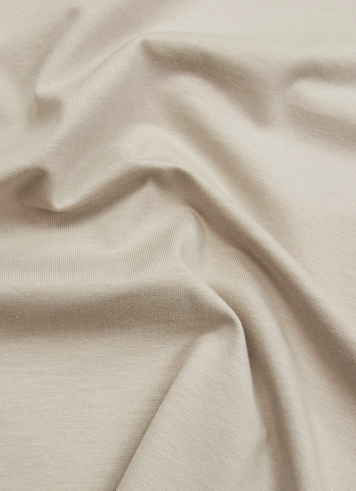 Short Sleeve Mercerized Cotton Polo — Tonal Embroidered Chest Detail, Contrast Taping