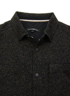 Lightweight European Fabric Overshirt — Metal Snap Buttons, Hidden Chest Zip Pocket, Fall Layer