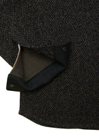 Lightweight European Fabric Overshirt — Metal Snap Buttons, Hidden Chest Zip Pocket, Fall Layer