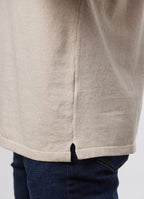 Short Sleeve 100% Cotton Knit Polo — 2-Button Placket, Sustainable & Comfortable