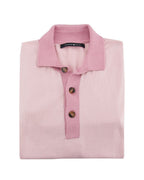 Short Sleeve 100% Cotton Knit Polo — 2-Button Placket, Sustainable & Comfortable
