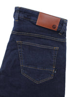 Tapered Stretch Denim Jeans Dark Wash — Slim Fit, Updated Waistband, Multiple Inseam Options