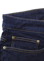 Tapered Stretch Denim Jeans Dark Wash — Slim Fit, Updated Waistband, Multiple Inseam Options