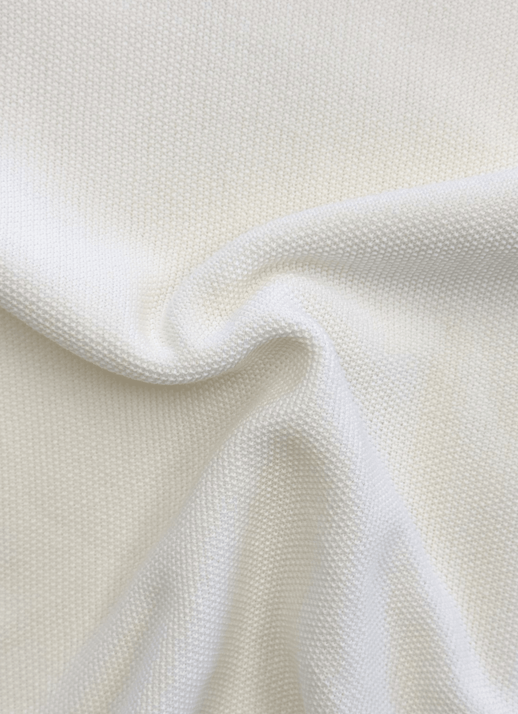 Split Neck Knit Polo — 100% Cotton, Refined Neckline, Versatile Smart-Casual Style
