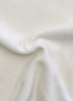 Split Neck Knit Polo — 100% Cotton, Refined Neckline, Versatile Smart-Casual Style