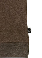 Cotton-Modal Pullover — 3-Button Collar, Chest Pocket, Elastic Waistband & Cuffs