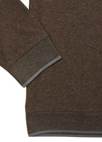 Cotton-Modal Pullover — 3-Button Collar, Chest Pocket, Elastic Waistband & Cuffs